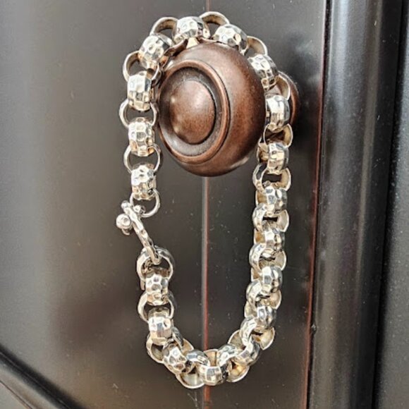 Silpada B1610 Hammered Rolo Bracelet —  Like New Condition - Picture 3 of 8